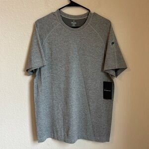 Fabletics Men’s Sz L Gray Training Day TEE NWT